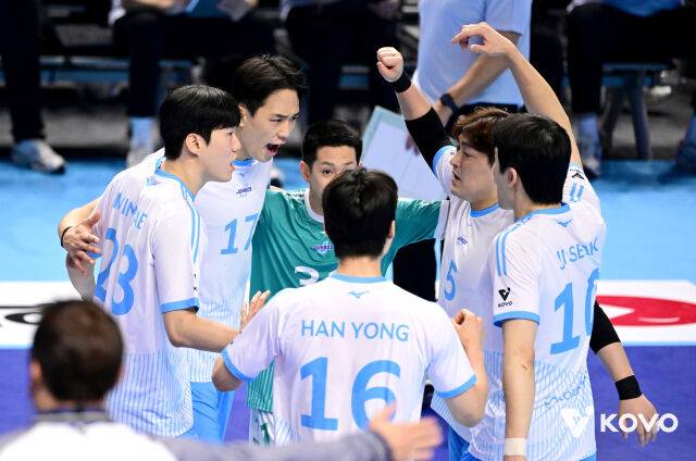 대한항공 배구단./KOVO
