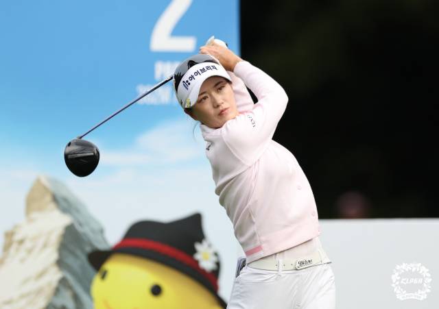 30일 KLPGA 투어 S-OIL 챔피언십 1라운드에 출전한 한빛나. 사진 제공=KLPGA