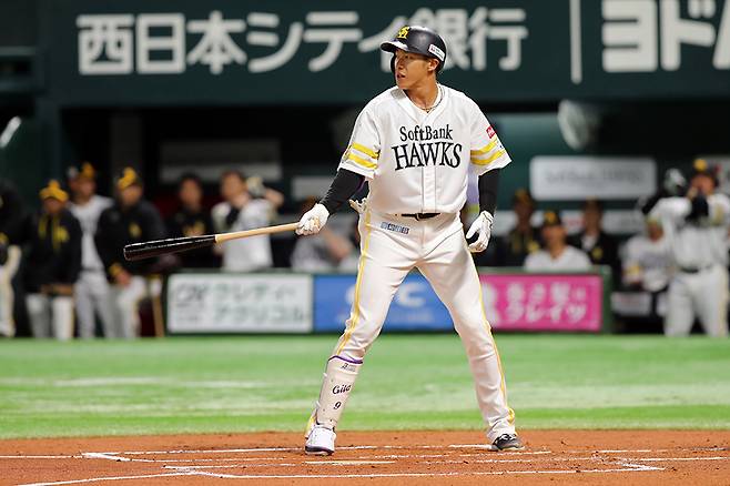 ▲ 소프트뱅크 호크스 간판타자 야나기타 유키 ⓒ 두산 베어스