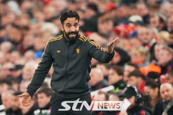 맨체스터 유나이티드 후벵 아모림 감독. /사진=뉴시스(AP)