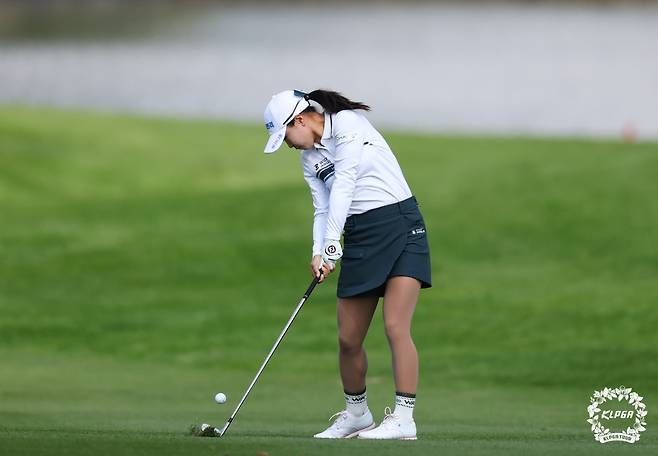 고지원 S-OIL 챔피언십 2025 2R 5번홀 아이언샷