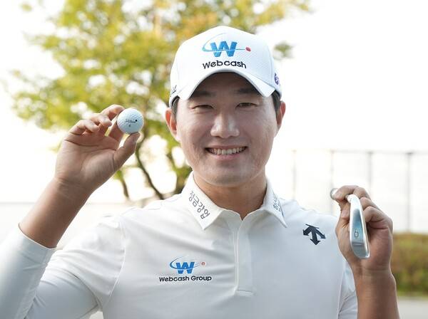 2025년 한국프로골프(KPGA) 투어 렉서스 마스터즈에 출전한 전성현 프로가 2라운드에서 홀인원을 기록했다. 사진제공=KPGA (사진을 무단으로 사용하지 마십시오.)