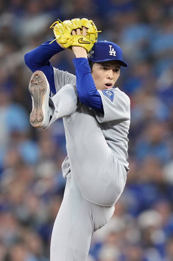 사사키는 9회 강판됐다. 사진= The Canadian Press via AP= 연합뉴스 제공