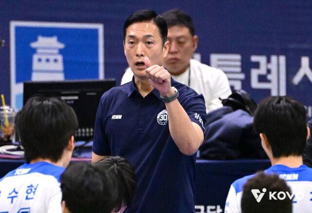 삼성화재 김상우 감독./KOVO
