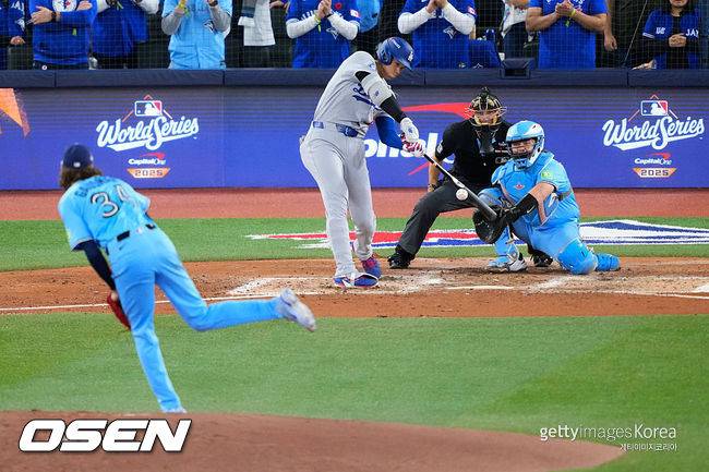 [사진] 가우스먼과 다저스 오타니의 승부. ⓒGettyimages(무단전재 및 재배포 금지)