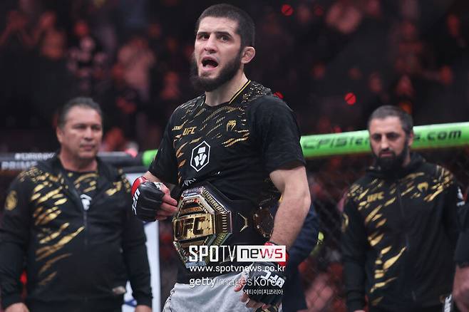 ▲ UFC 웰터급 타이틀전을 준비하는 이슬람 마카체프.