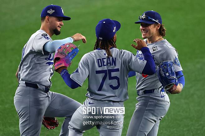 ▲ LA 다저스 외야수 저스틴 딘