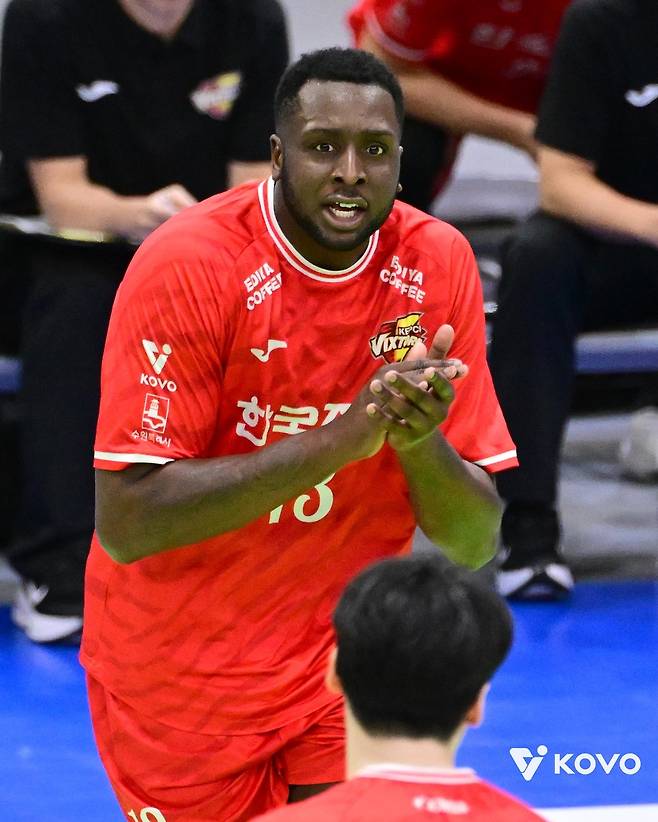 한국전력의 외국인 선수 베논 [한국배구연맹 제공. 재판매 및 DB 금지]