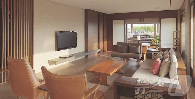 코오롱호텔 최상위 객실인 자미원(코오롱호텔 제공)