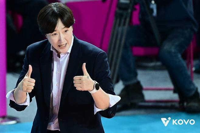 페퍼저축은행 장소연 감독. 제공 | 한국배구연맹