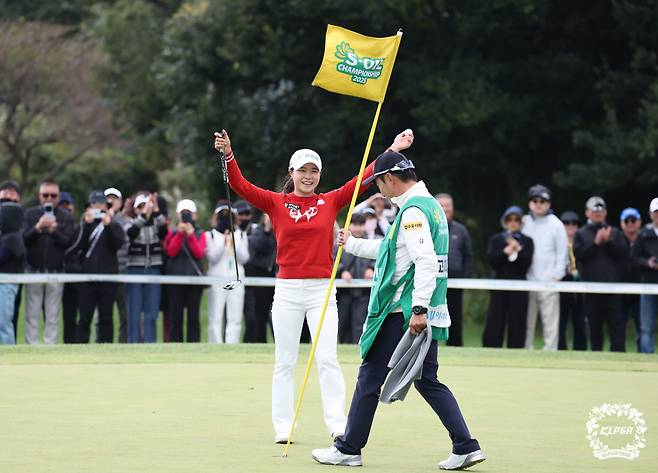 고지원 S-OIL 챔피언십 2025 FR 우승 확정후 환호