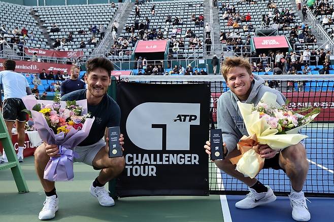​복식 준우승, 조지 골드호프(좌)-테오도르 위네가(우) / 서울오픈조직위
