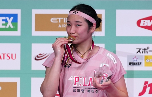 ▲ 이제 전성기에 들어서는 안세영은 앞으로 4~5년 이상의 장기 집권 체제를 갖춰가고 있다 ⓒ연합뉴스