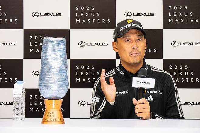 우승 인터뷰하는 김재호 [KPGA 제공. 재판매 및 DB 금지]