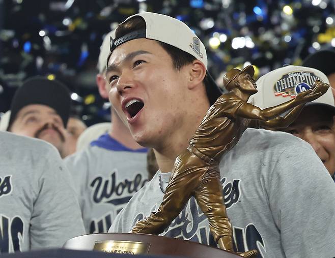 월드시리즈 MVP 야마모토 요시노부. UPI연합뉴스