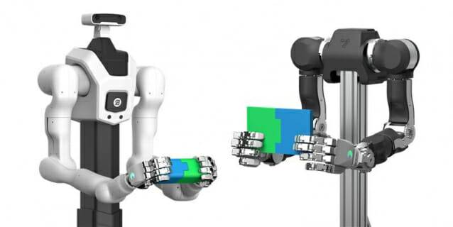 테솔로 DG-5F와 결합된 휴머노이드 플랫폼 (사진=테솔로)