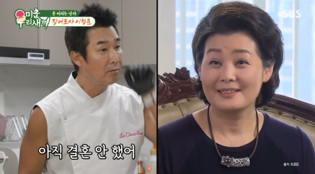 배우 이창훈과 친누나인 배우 이금주. /SBS '미운 우리 새끼'