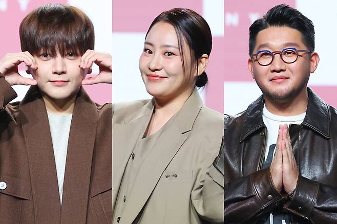 왼쪽부터 어반자카파 권순일, 조현아, 박용인. 연합뉴스