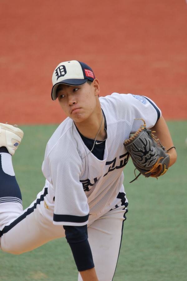 동산고 신동건이 제8회 대선 고교 최동원상 수상자로 선정됐다. (사진=최동원기념사업회)
