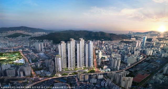 서면 어반센트 데시앙 광역항공뷰