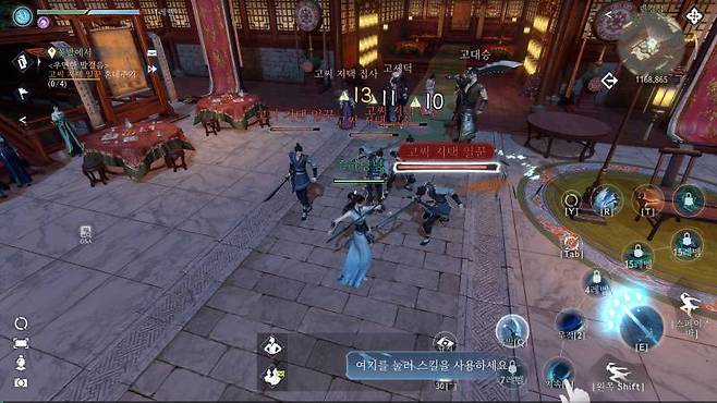 조작이 간편한 스타일리쉬한 전투