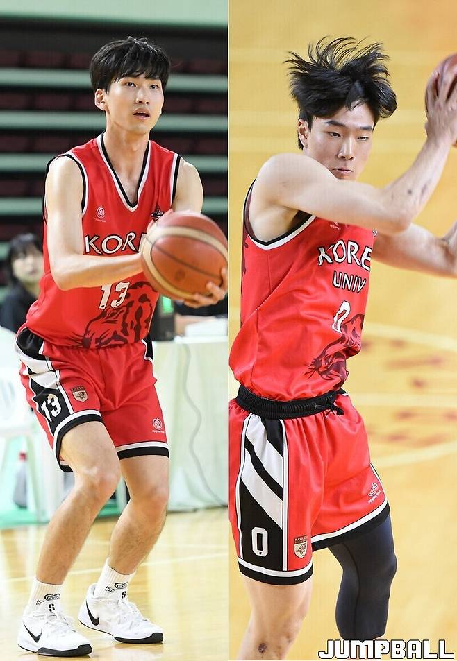 ▲ 고려대 4학년 김민규와 이건희(사진 오른쪽)