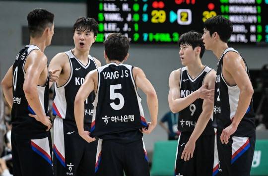 남자 농구대표팀. 사진[연합뉴스]