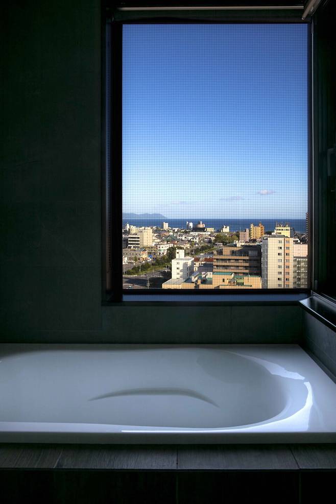 하코다테 바다가 보이는 욕실