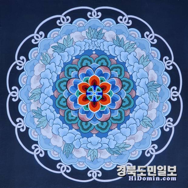 노윤지 작품, 안에서 찾은 부처, 65.1×65.1, 견본채색, 2025