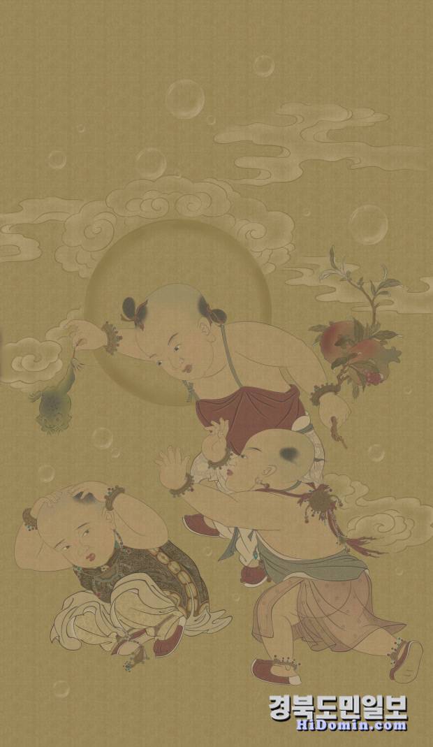 오선아 작품, 찰나의 유희, 4974x8575px, iPad Paingting, 2025