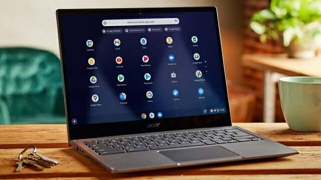 크롬북은 웹브라우저 '크롬' 기반 운영체제 '크롬OS'를 탑재한다. (사진=구글)