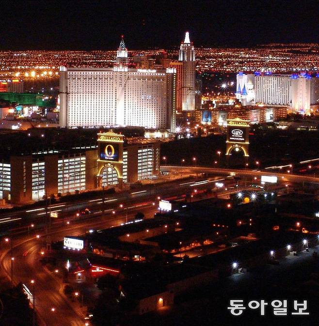 라스베이거스 중심가 전경. 동아일보DB