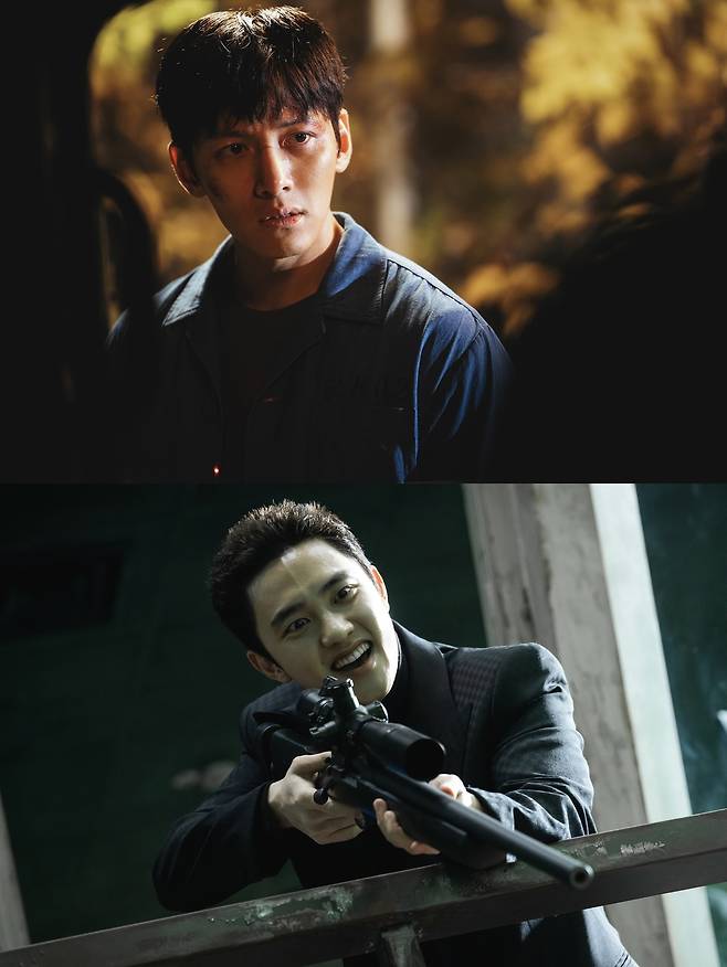 ‘조각도시’ 속 지창욱(위)과 도경수.