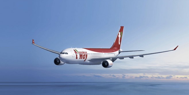 티웨이항공 홈페이지 캡쳐.