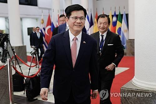 린자룽 대만 외교부장 [EPA 연합뉴스 자료사진. 재판매 및 DB 금지]
