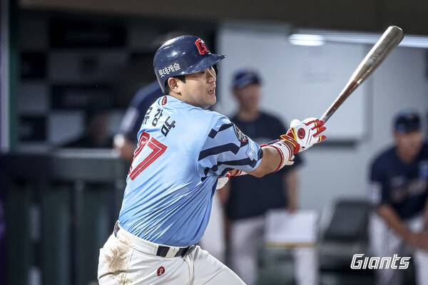 강민호 이탈 이후 마땅한 포수 자원이 없었던 롯데는 2023시즌을 앞두고 4년 80억 원에 유강남을 영입했다. (사진=롯데)