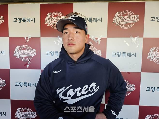 ‘2025 K-BASEBALL SERIES’에 나설 야구대표팀 안현민이 2일 고양 국가대표 야구훈련장에서 취재진을 만났다. 고양 | 김동영 기자 raining99@sportsseoul.com