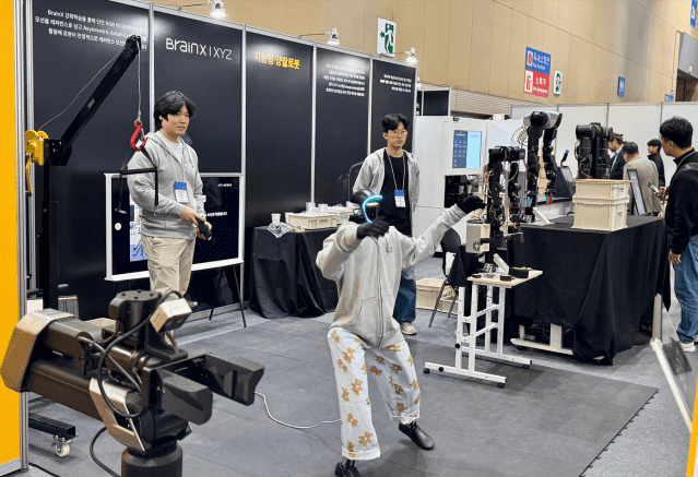 엑스와이지 로보월드 2025 부스 (사진=엑스와이지)