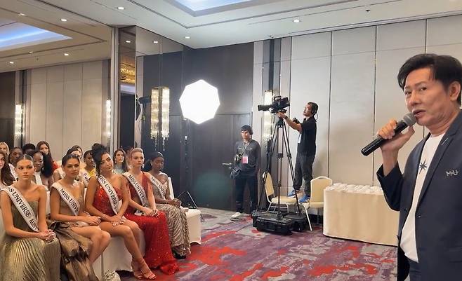 미스 유니버스 태국 페이스북 영상 캡처