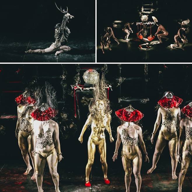 부토 <봄의 제전> 공연 장면 / 사진제공. ©Koshiyama Daiga/다이라쿠다칸