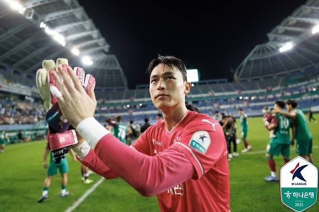 대전하나시티즌 이준서 골키퍼. 사진=한국프로축구연맹