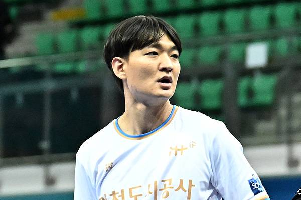 사진 인천도시공사 박영준 선수, 사진 제공=한국핸드볼연맹