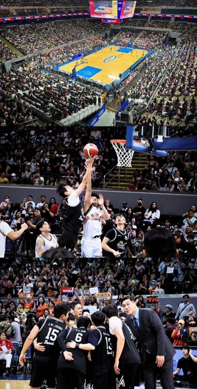 필리핀 원정 경기를 성공적으로 끝마친 '열혈농구단'