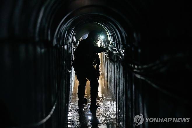 하마스가 파놓은 땅굴들  [AP=연합뉴스. 재판매 및 DB 금지]