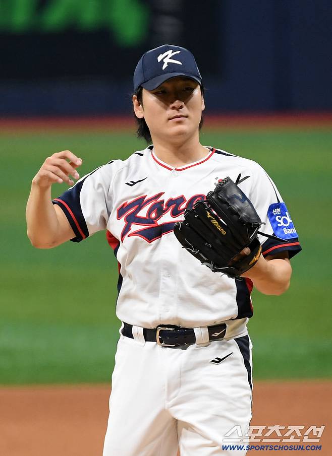 2025 K-BASEBALL SERIES 대한민국과 체코의 평가전이 8일 고척스카이돔에서 열렸다. 곽빈이 역투하고 있다. 고척=박재만 기자 pjm@sportschosun.com/2025.11.08/