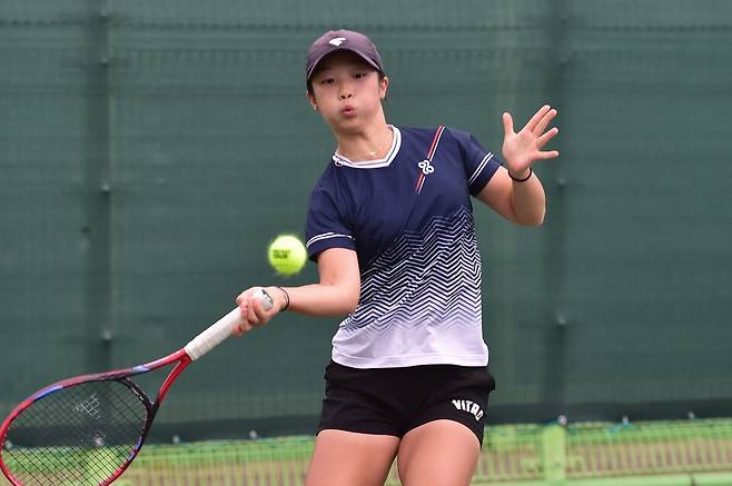 주니어 신분으로 한국선수권 첫 출전에 결승에 진출한 이서아. (사진/황서진 기자)