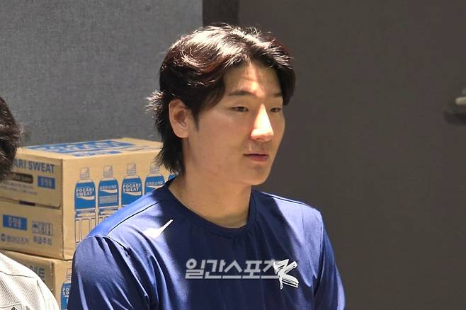 8일 체코전 후 만난 곽빈. 고척=윤승재 기자