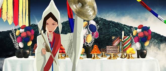 "The Shaman Sorceress" (Mediation With a Pencil)