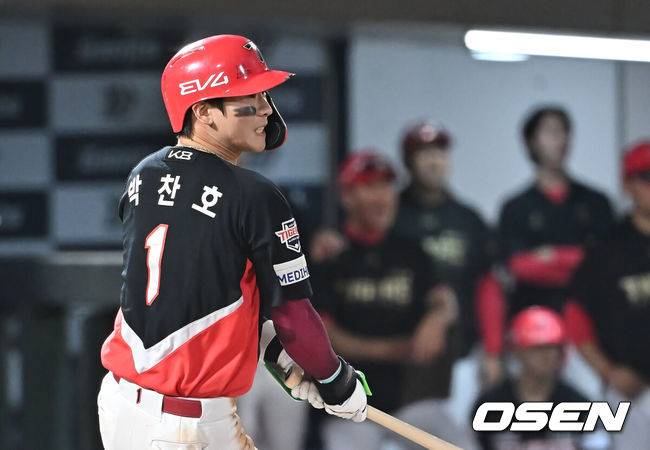 [OSEN=부산, 이석우 기자] KIA 타이거즈 박찬호 004 2025.08.05 / foto0307@osen.co.kr