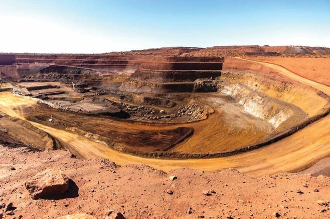 호주 희토류 광산기업 라이너스의 마운트 웰드 희토류 광산 전경. 라이너스 제공